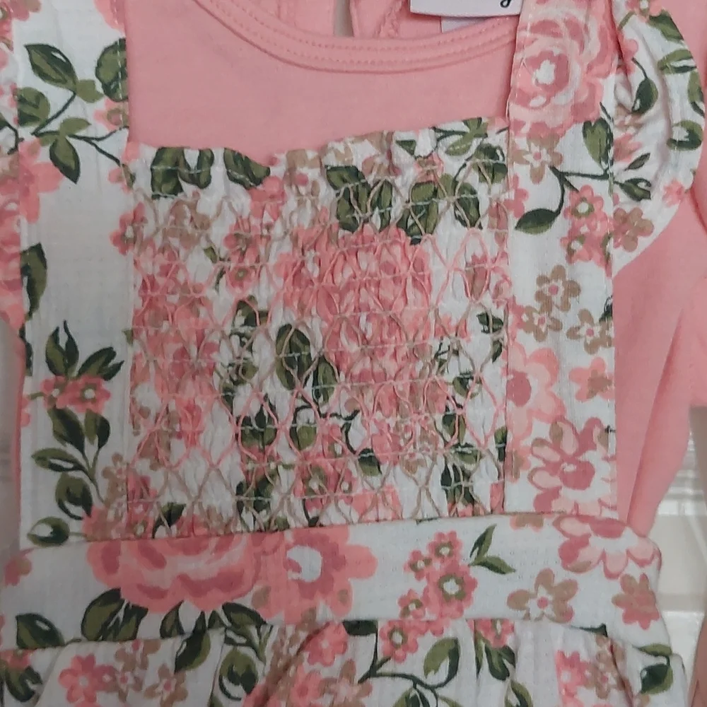 Little Lass Baby Dress 2 Piece Set - Picture 5 of 6